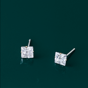 square stud earrings